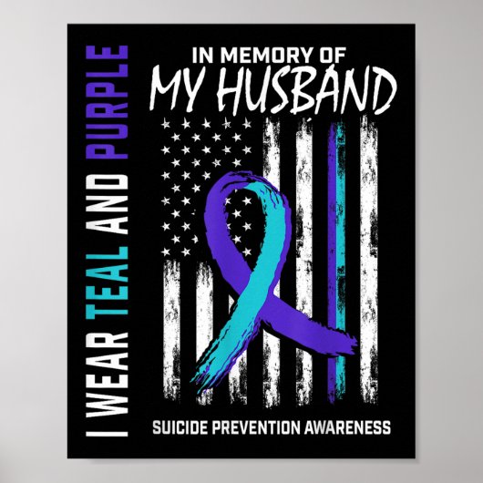 Poster À la mémoire de mon mari Prévention de la prise de (Devant)