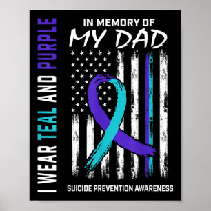 Poster À la mémoire de papa, sensibilisation et préventio