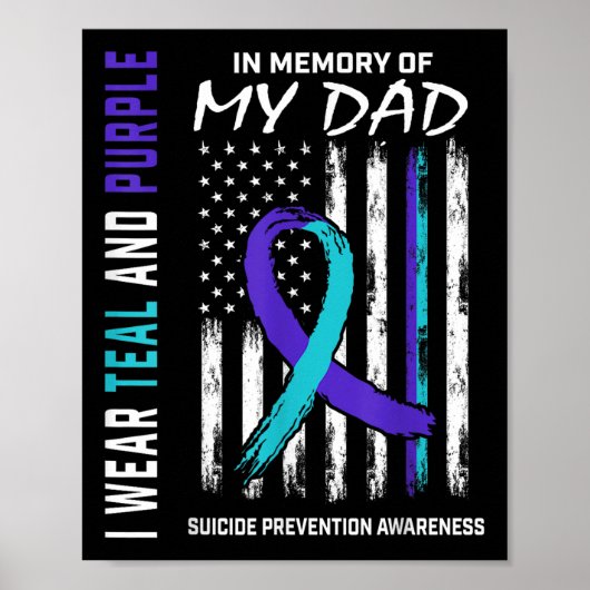Poster À la mémoire de papa, sensibilisation et préventio (Devant)