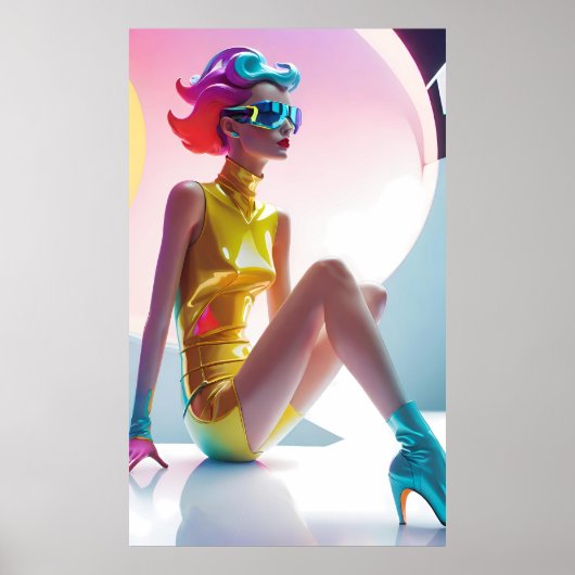 Poster À la mode comme la radioactivité (Devant)
