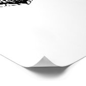 Poster À la mort - Squelette Coeur main (Coin)