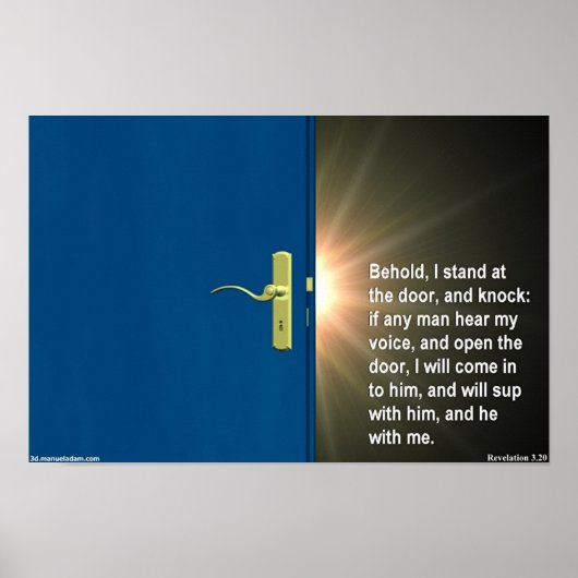 Poster À La Porte (Devant)