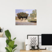 Poster À la porte (Bureau à domicile)