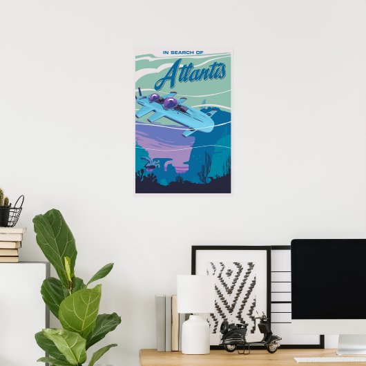 Poster À la recherche d'Atlantis (Bureau à domicile)