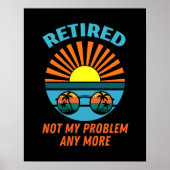 Poster à la retraite non plus mon problème (Devant)