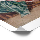 Poster A Lady Seated in Ottoman Interior Wearing Turki (Coin)