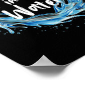 Poster A Laissé Dans L'Eau Baptême Noir (Coin)