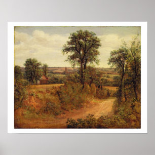 Poster A Lane near Dedham, c.1802 (huile sur toile)