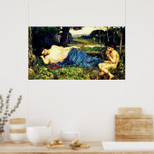 Poster À l'écoute de ses douceurs pipings (1911)~ Fine Ar (Cuisine)