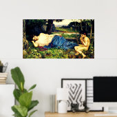 Poster À l'écoute de ses douceurs pipings (1911)~ Fine Ar (Bureau à domicile)