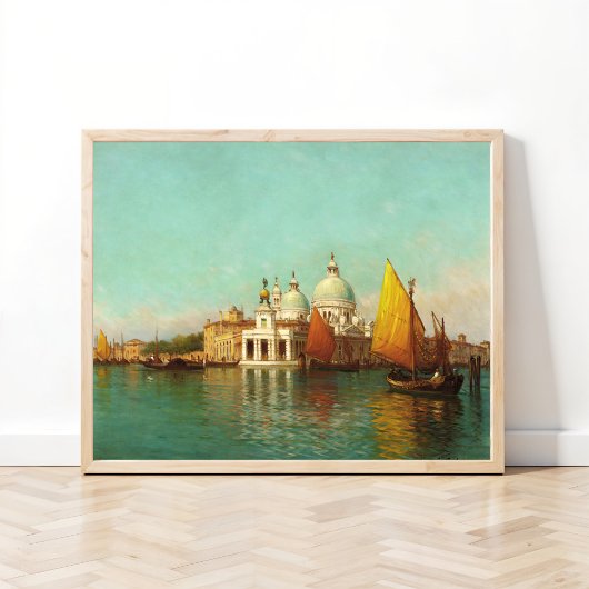 Poster A L'Entrée Du Grand Canal, Venise