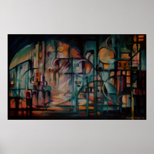 Poster À l'envers copie de toile
