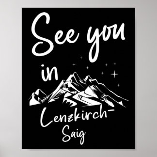 Poster A Lenzkirch, Allemagne Vacation Ski
