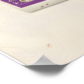 Poster À l'époque, conception d'impression originale insp (Coin)