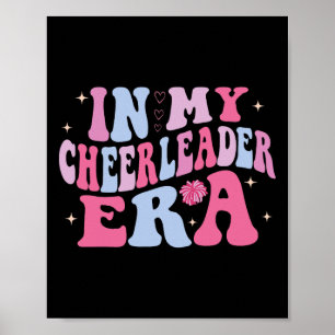 Poster À l'époque de mon chef de pom-pom girls Groovy Foo