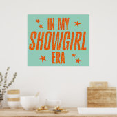 Poster À l'ère de ma Showgirl (Cuisine)