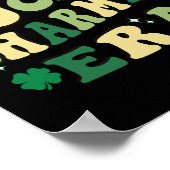 Poster À l'ère de mon chanceux chanceux St. Patrick's Day (Coin)