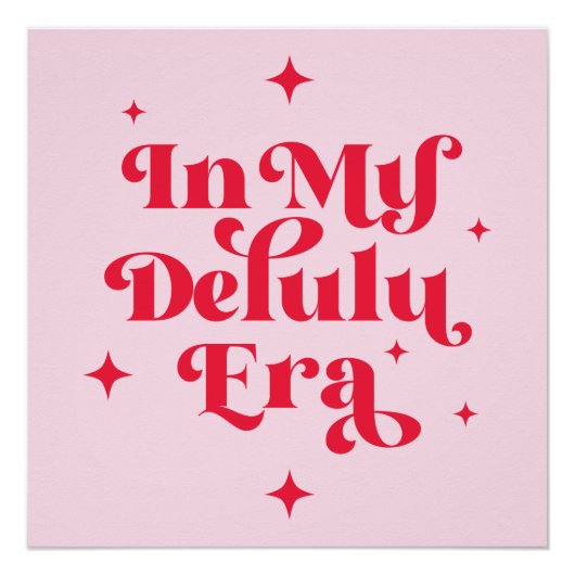 Poster À l'ère de mon Delulu (Devant)