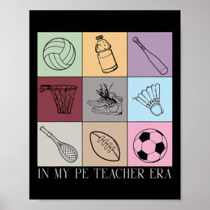 Poster À l'ère de mon professeur d'éducation physique pro