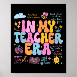 Poster À l'ère de mon professeur Retour à l'école Appréci