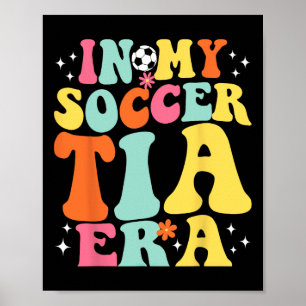 Poster À l'ère de mon Tia de football Jour de jeu rétro G