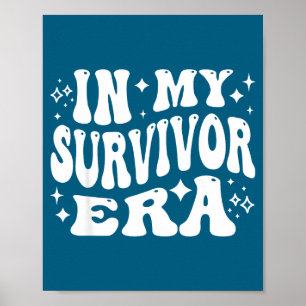 Poster À l'ère des survivants Guerrier fort Courageux