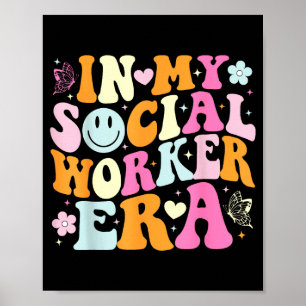 Poster À l'ère des travailleuses sociales adorable remise