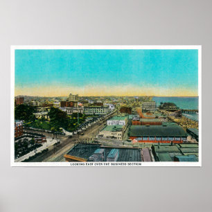 Poster À l'est par rapport à Business Section, Long Beach
