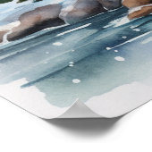 Poster A Lighthouse in Winter (Coin)