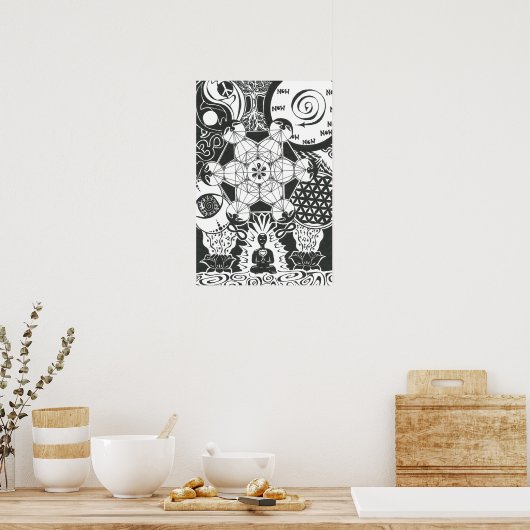 Poster À l'intérieur (Cuisine)