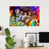 Poster "À l'intérieur de la singularité" (Bureau à domicile)