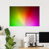 Poster À l'intérieur de l'arc-en-ciel (couleur 2) (Bureau à domicile)