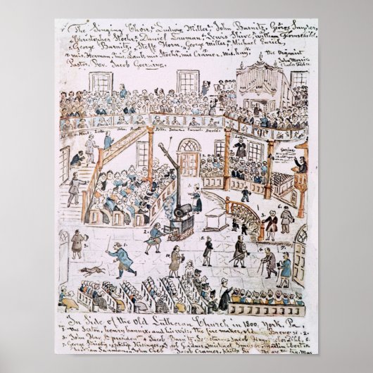 Poster À l'intérieur de l'église du Vieux Luthérien, comt (Devant)