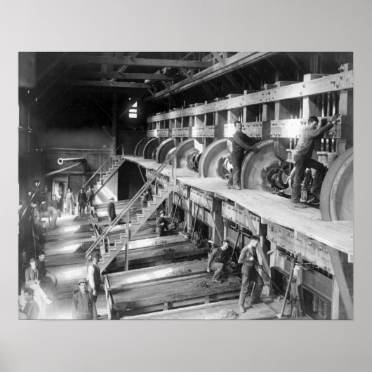 Poster À l'intérieur de l'usine Deadwood Terra Gold Stamp (Devant)