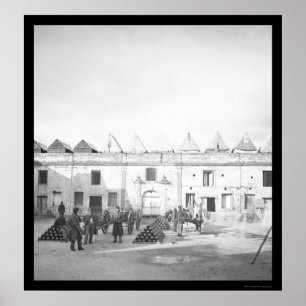 Poster À l'intérieur du fort Marion à St. Augustine, FL 1