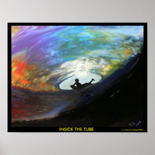 Poster À l'intérieur du tube