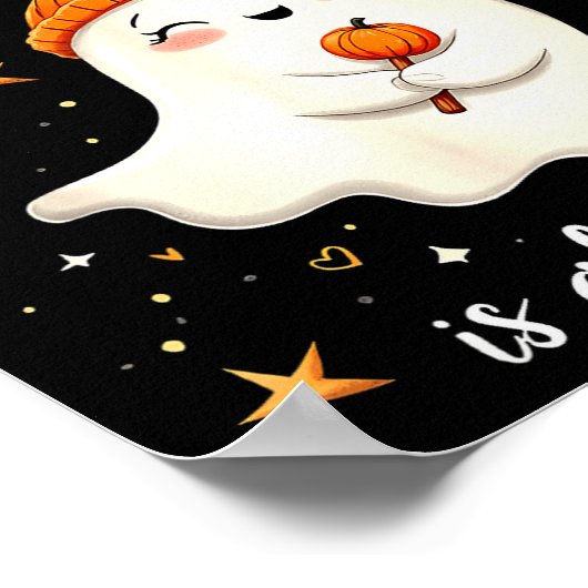 Poster A Little Boo Is Almost Due Expecting Mom Halloween (Coin)