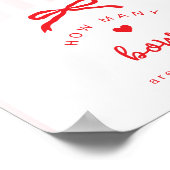 Poster A Little Sweetheart How many Bows game (Coin)