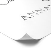 Poster A Little Wildflower Floral Baby Shower Welcome (Coin)