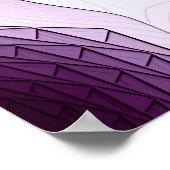 Poster À l'ombre de la couleur Violet (Coin)