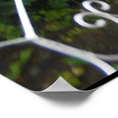 Poster A London Street et pluie l'Angleterre (Coin)