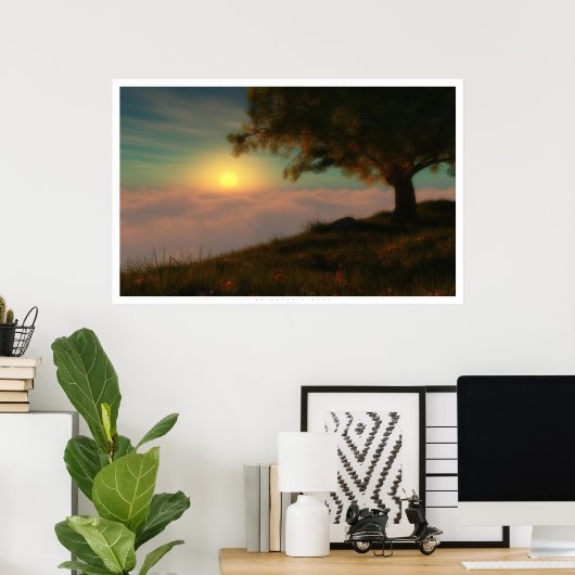 Poster À l'orée du monde (Bureau à domicile)