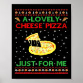 Poster A Lovely Cheese Pizza Alone Funny Kevin X Mas Home (Devant)