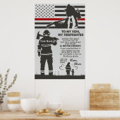 Poster à ma belle maman pompière, cadeaux de jour pour le (Cuisine)