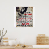 Poster À ma conception de mari | Cadeau tendance pour mar (Cuisine)