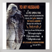 Poster À ma conception de mari | Citations D'Amour Au Mar (Devant)