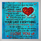 Poster À ma conception de mari | Citations D'Amour Au Mar (Devant)