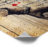Poster À ma conception de mari | Lettre À Lui | Bel cadea (Coin)