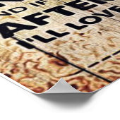 Poster À ma conception de mari | Lettre d'amour à lui | (Coin)