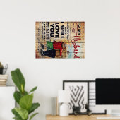 Poster À ma conception de mari | Lettre d'amour à lui | (Bureau à domicile)